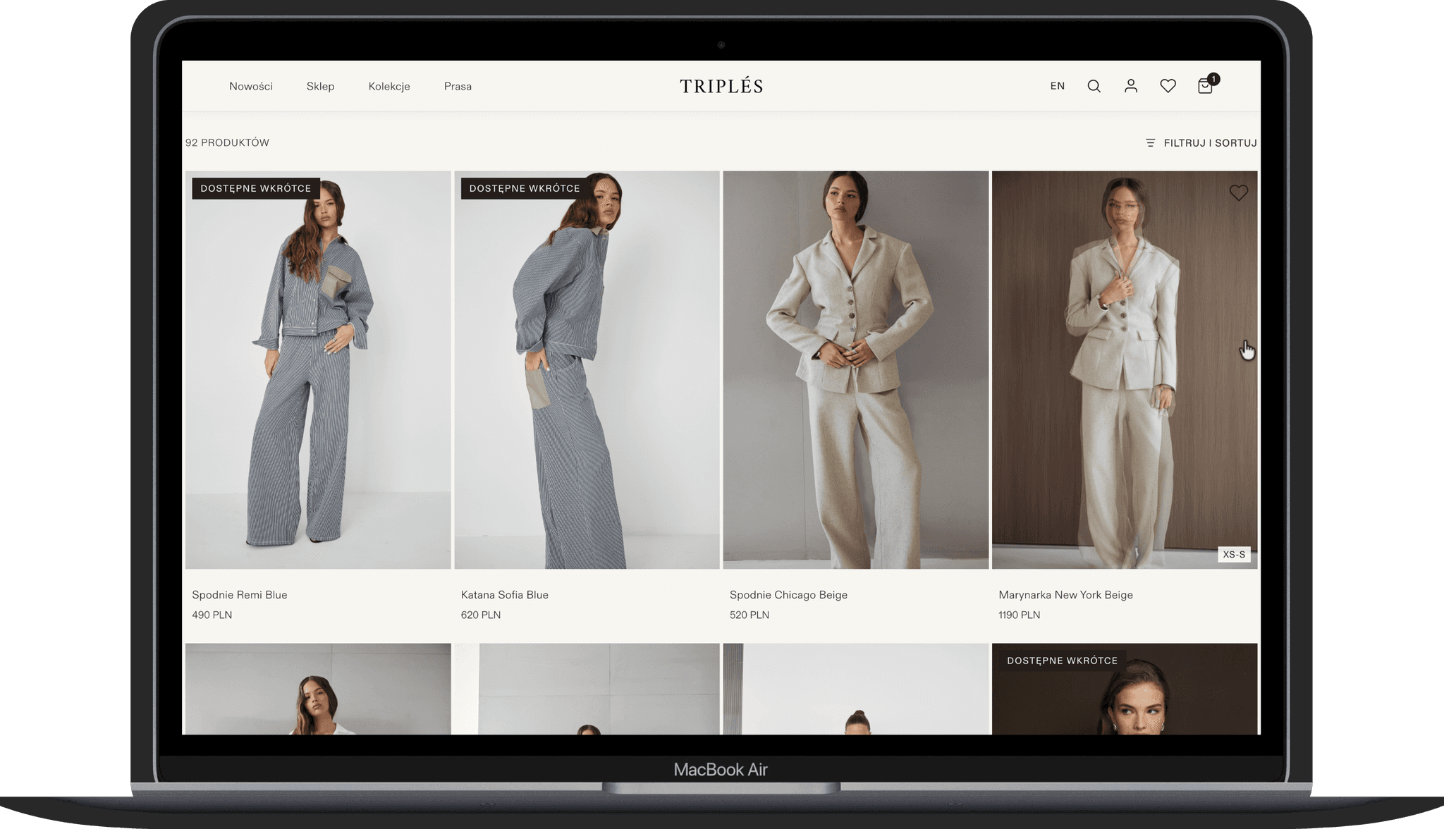 Triplesofficial.pl - Katalog produktów