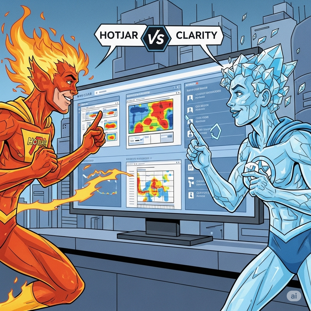 Hotjar vs Microsoft Clarity: Które narzędzie wybrać? [2025]